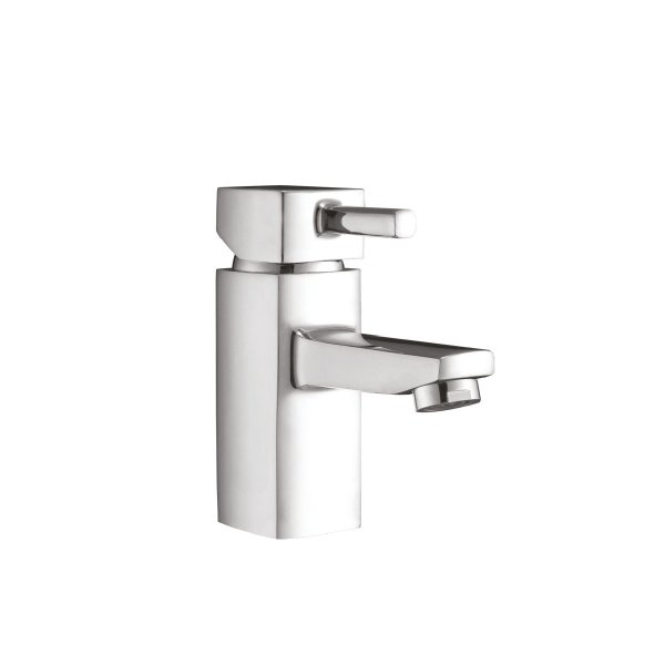 Scudo Forme Mono Basin Mixer with Push Waste - Chrome