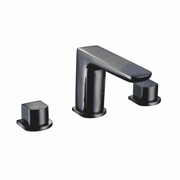 Scudo Muro 3 Hole Basin - Matt Black