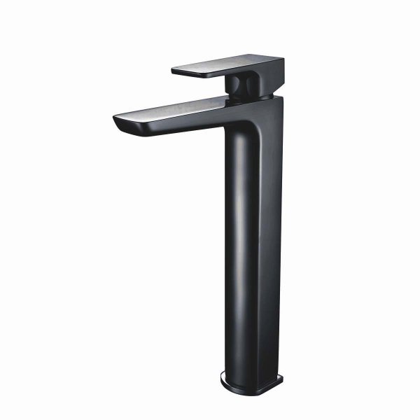 Scudo Muro High Riser Basin Mono - Matt Black