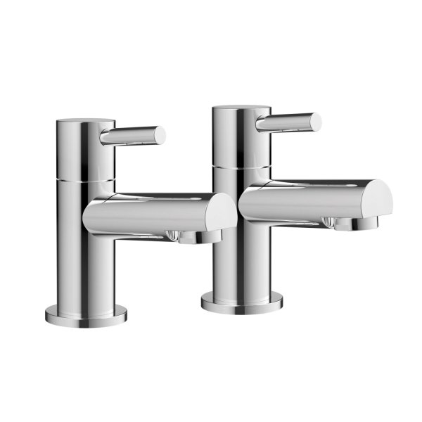 Scudo Premier Basin Taps (Pair) - Chrome
