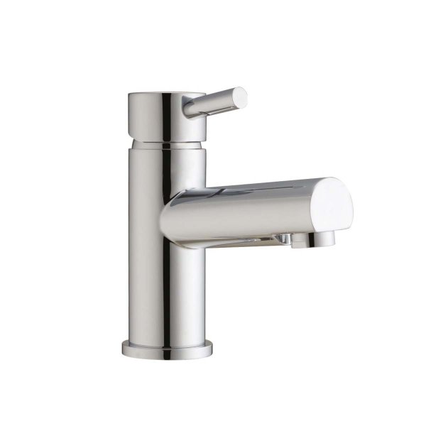 Scudo Premier Mono Basin Mixer with Push Waste - Chrome