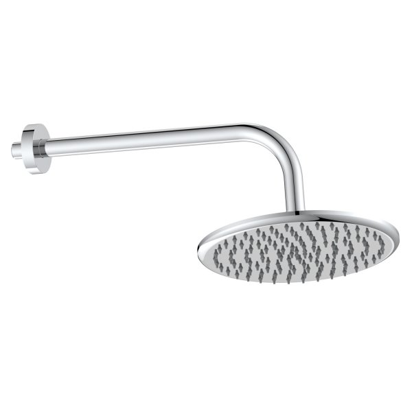 Scudo Round Shower Arm & Head - Chrome