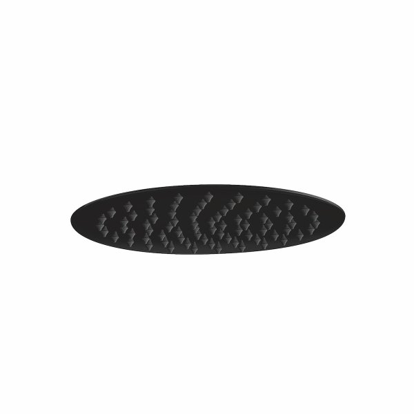 Scudo 200mm Round Shower Head - Matt Black