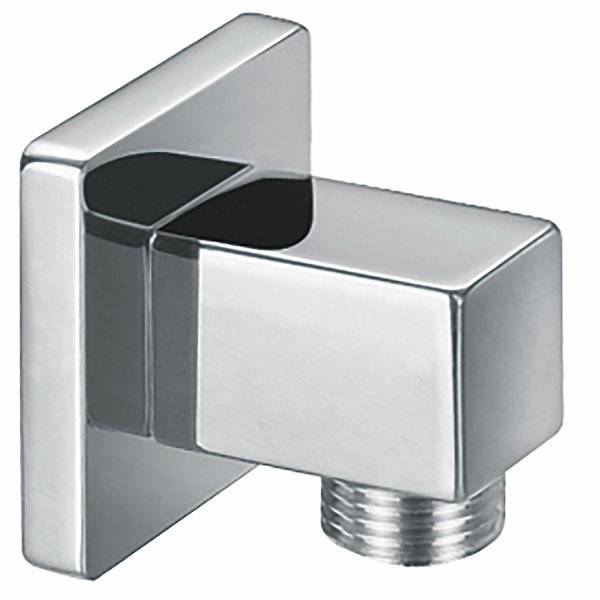Scudo Square Outlet Shower Elbow - Chrome