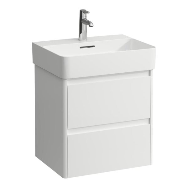 Laufen Base 2.0 550 x 400mm 2 Drawer Vanity Unit (for VAL Basin) - Matt White