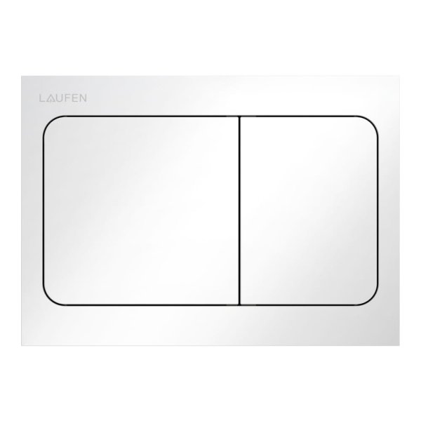 Laufen Ineo Air Dual Flush Plate - White