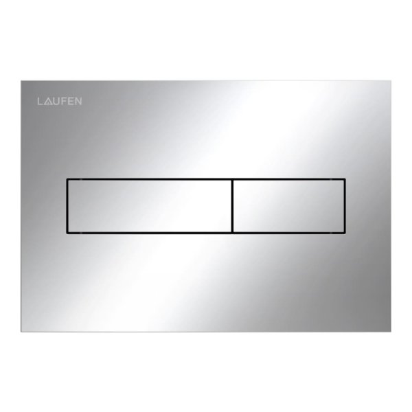 Laufen Ineo Horizon Dual Flush Plate - Chrome