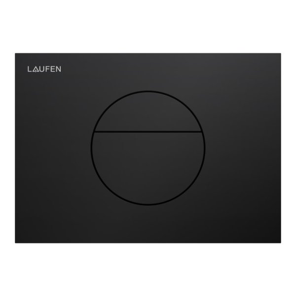 Laufen Ineo Sunrise Dual Flush Plate - Matt Black