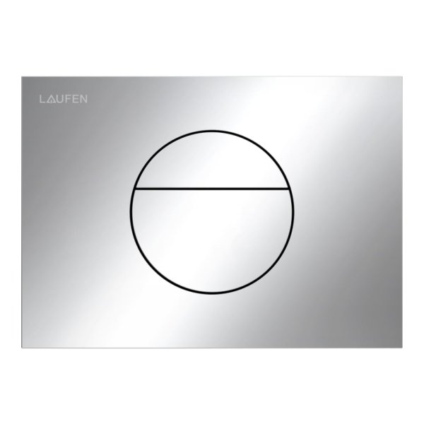 Laufen Ineo Sunrise Dual Flush Plate - Chrome