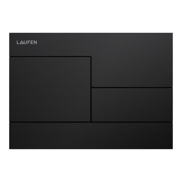 Laufen Ineo Skyline Dual Flush Plate - Matt Black