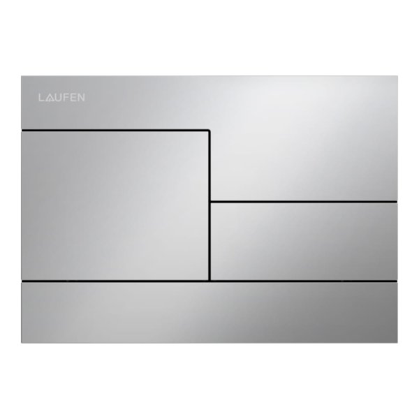 Laufen Ineo Skyline Dual Flush Plate - Matt Chrome