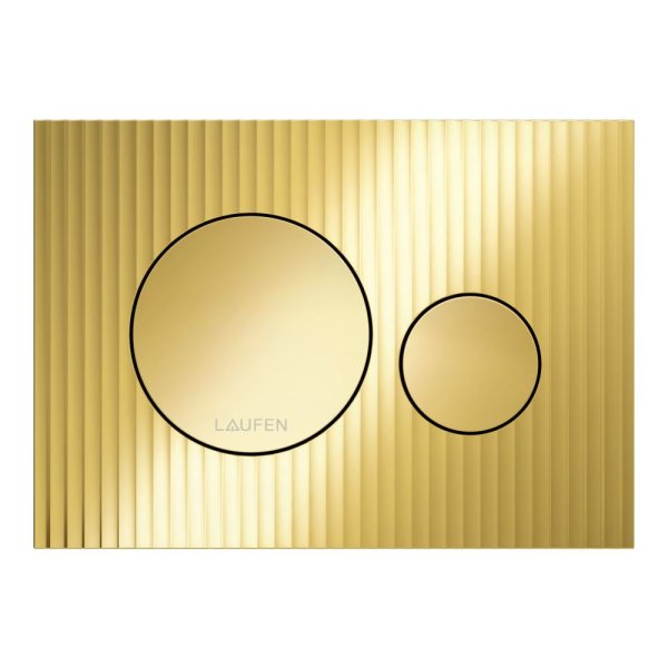 Laufen Ineo Moondance Dual Flush Plate - Gold