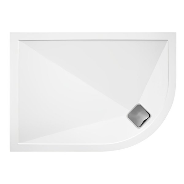 TrayMate Elementary 1200 x 900mm Offset Quadrant Anti Slip Shower Tray Right Hand