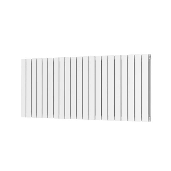 Scudo Bravo 600 x 1430mm Double Designer Radiator - White