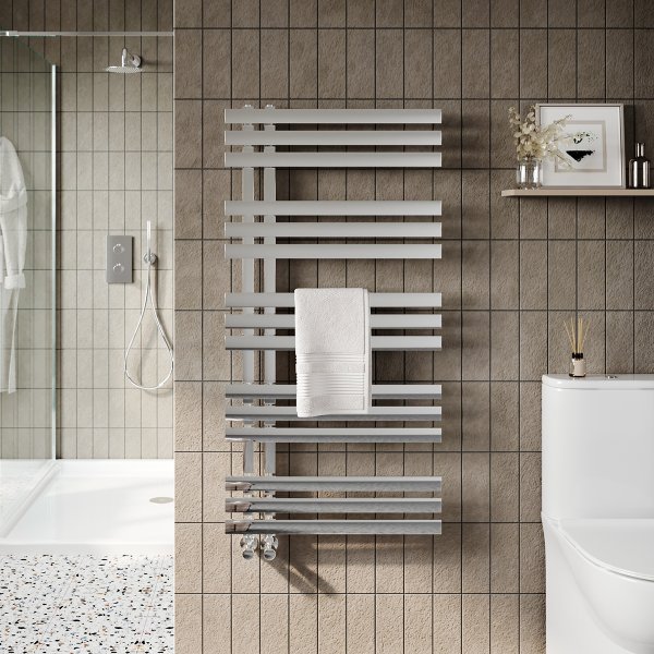 Scudo Elizabeth 500 x 1200mm Towel Warmer - Chrome
