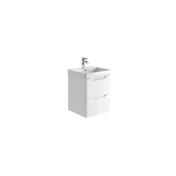 Scudo Ella 500mm Wall-Hung Unit - White
