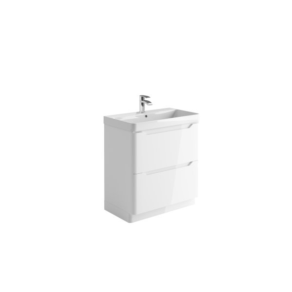 Scudo Ella 800mm Floorstanding Unit - White