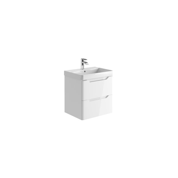 Scudo Ella 600mm Wall-Hung Unit - White