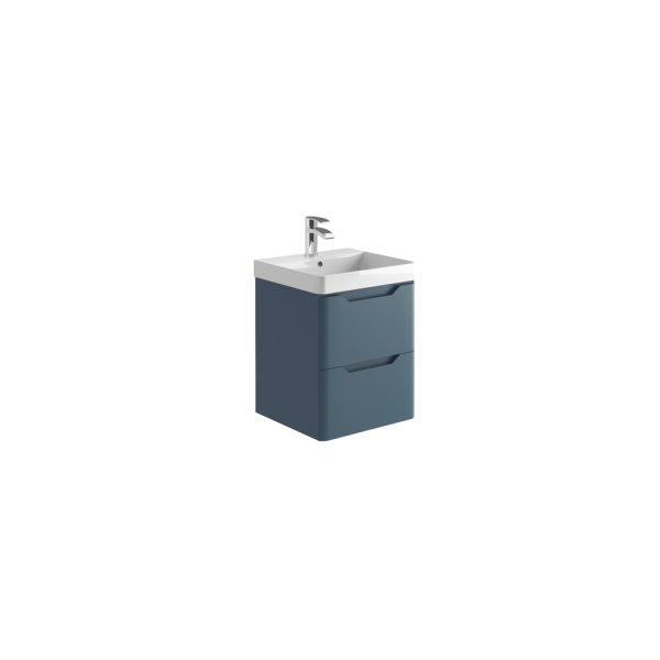 Scudo Ella 500mm Wall-Hung Unit - Blue