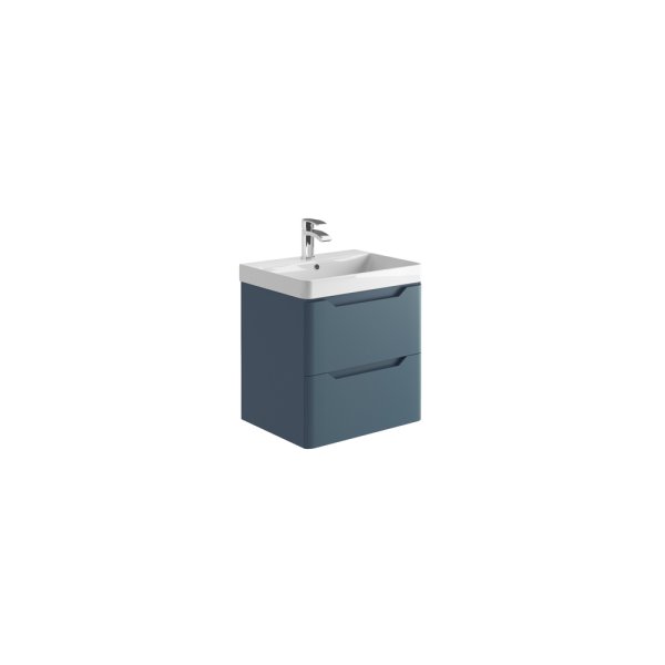 Scudo Ella 600mm Wall-Hung Unit - Blue