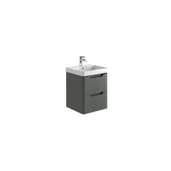 Scudo Ella 500mm Wall-Hung Unit - Anthracite