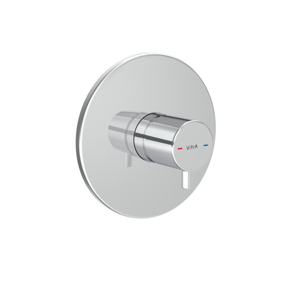 Vitra Root Round Built-In Thermostatic Mixer - Chrome