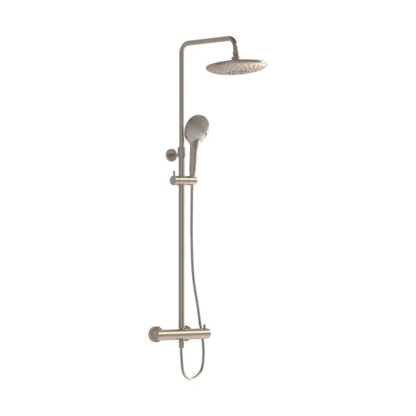 Vitra AquaHeat Bliss 240 2F Shower Set - Brushed Nickel