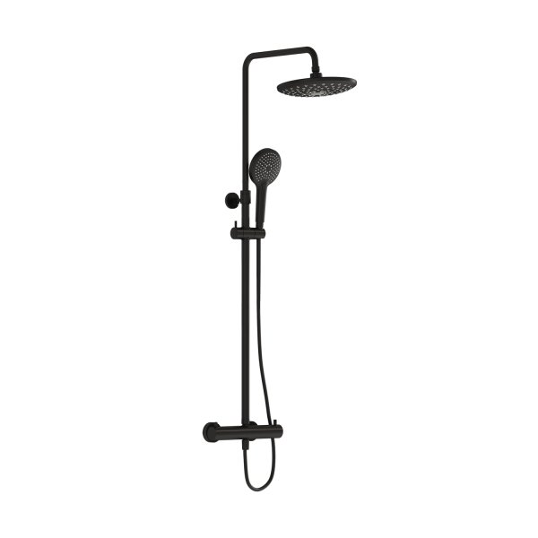 Vitra AquaHeat Bliss 240 2F Shower Set - Matt Black