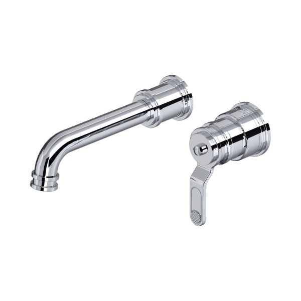 Perrin & Rowe Armstrong Armstrong Wall-Mounted Single Lever Basin Mixer - Chrome