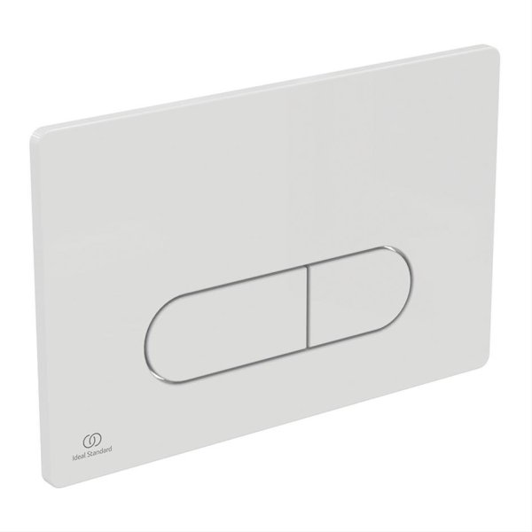 Ideal Standard Oleas M1 White Mechanical Dual Flushplate - Stock Clearance