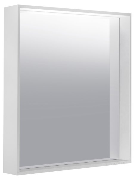 Keuco Plan 650 x 700mm LED Mirror - Anodised Silver