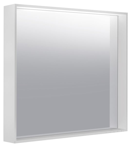 Keuco Plan 800 x 700mm LED Mirror - Anodised Silver