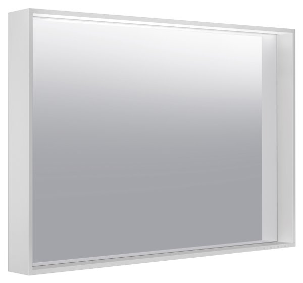 Keuco Plan 1000 x 700mm LED Mirror - Anodised Silver