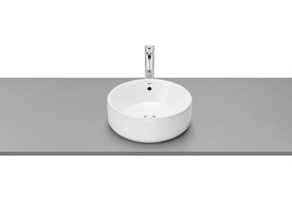 Roca The Gap Round 390mm 0 Taphole Countertop Basin