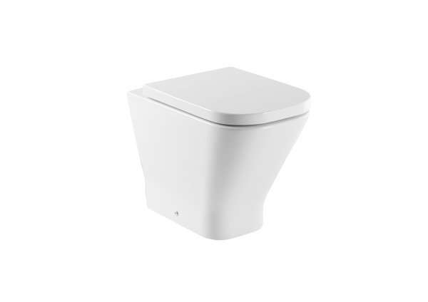 Roca The Gap Square Comfort Height Back-to-Wall Toilet