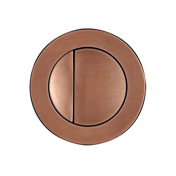 Tavistock Round Brushed Bronze Dual Flush Button - Stock Clearance