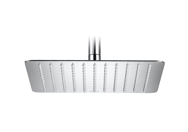 Roca Raindream 250mm Extraslim Square Metallic Rain Shower Head - Chrome