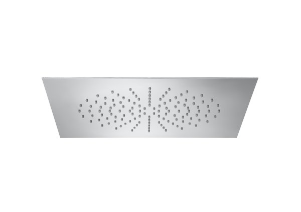 Roca Raindream 350mm Extra Slim Square Rain Shower Head for Ceiling Installation - Chrome
