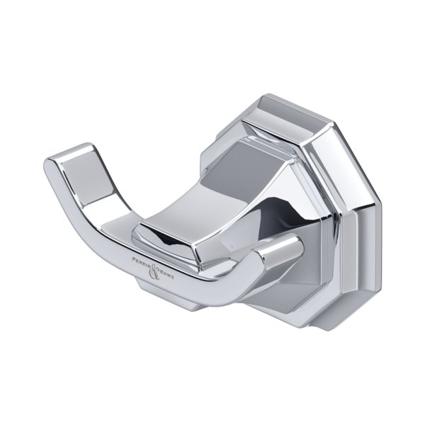 Perrin & Rowe Deco Robe Hook - Chrome