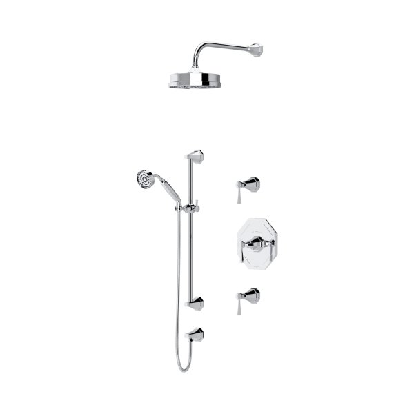 Perrin & Rowe Deco Shower Set 2 - Chrome
