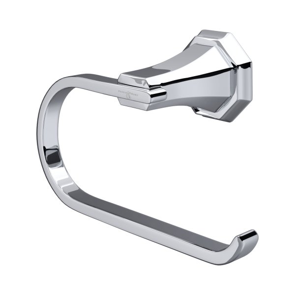 Perrin & Rowe Deco Toilet Paper Holder - Chrome