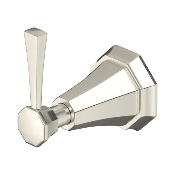 Perrin & Rowe Deco Three-Way Concealed Diverter with Shut Off and Lever Handle - Pewter