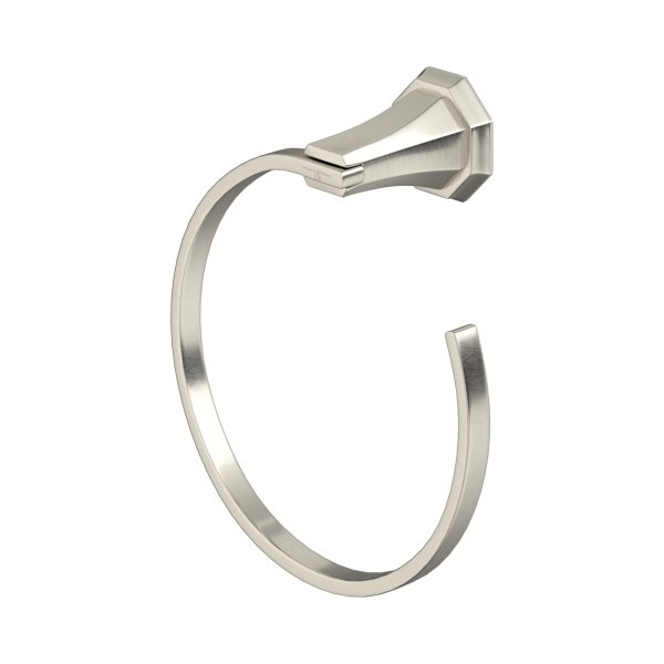 Perrin & Rowe Deco Towel Ring - Pewter