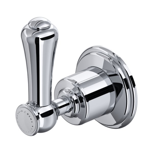 Perrin & Rowe Georgian Four-Way Diverter with Lever Handle - Chrome