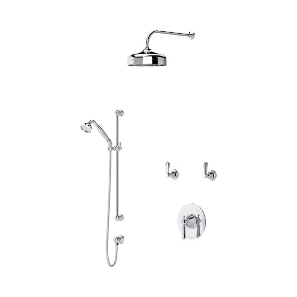 Perrin & Rowe Georgian Shower Set 1 - Chrome