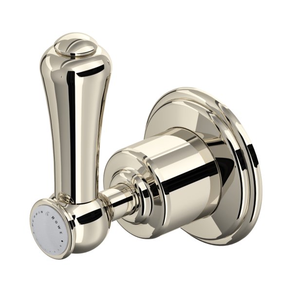 Perrin & Rowe Georgian Four-Way Diverter with Lever Handle - Nickel