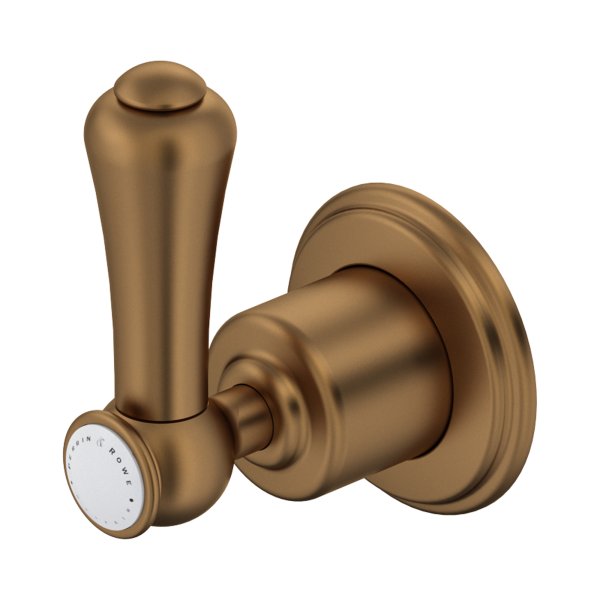 Perrin & Rowe Georgian Three-Way Diverter with Lever Handle - English Bronze