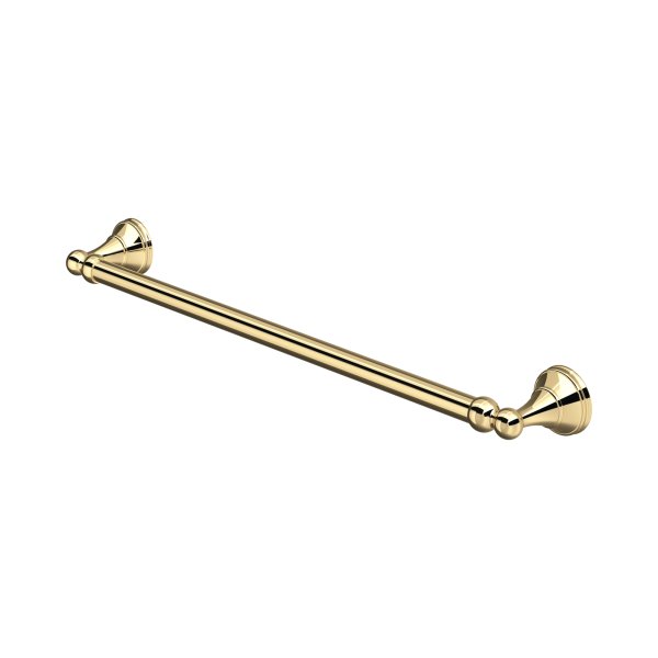 Perrin & Rowe Georgian 495mm Towel Rail - Polished Brass