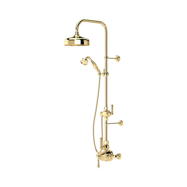 Perrin & Rowe Georgian Shower Set 2 - Polished Brass