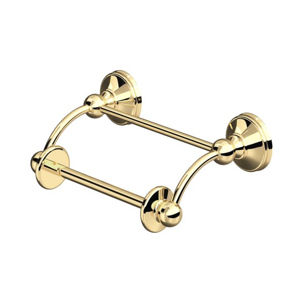 Perrin & Rowe Georgian Toilet Paper Holder - Polished Brass